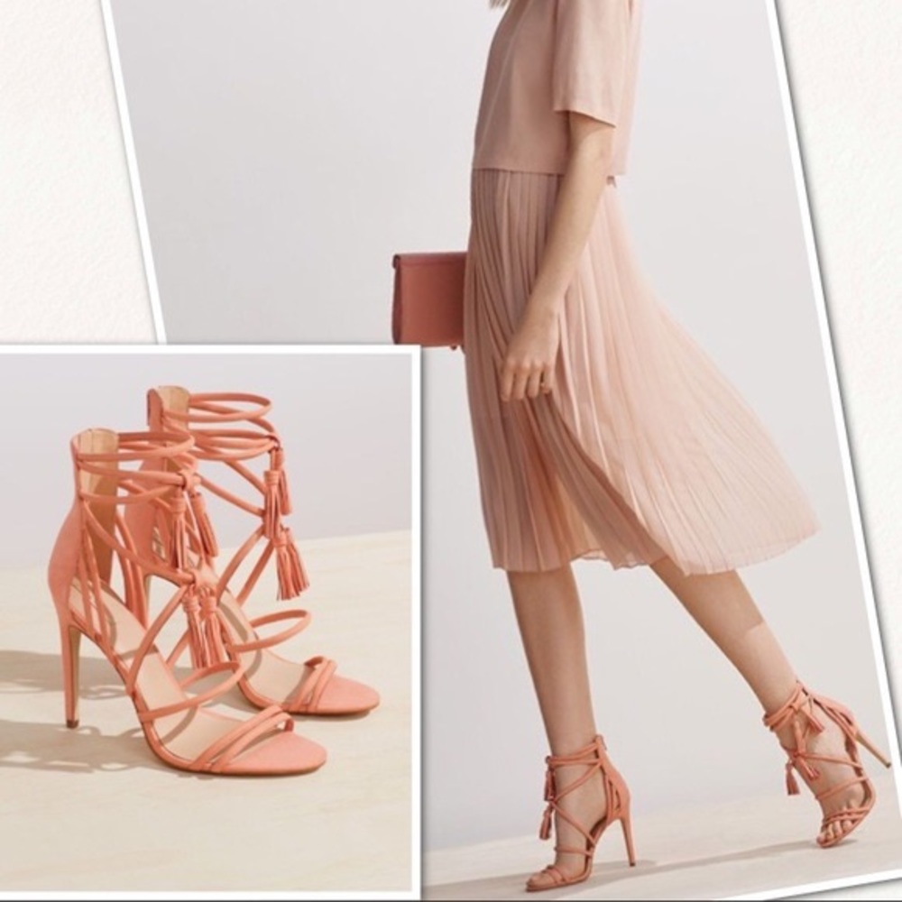 ALDO - Catarina Coral Heeled Sandals (NEW)